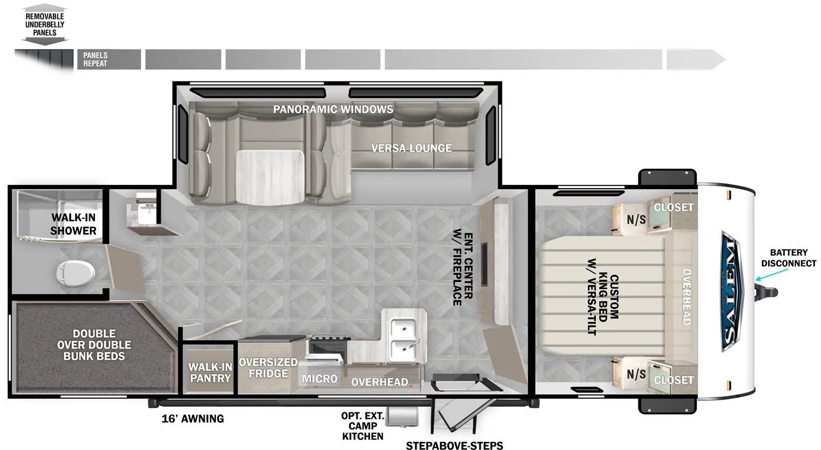 Salem 28DBUD Floorplan